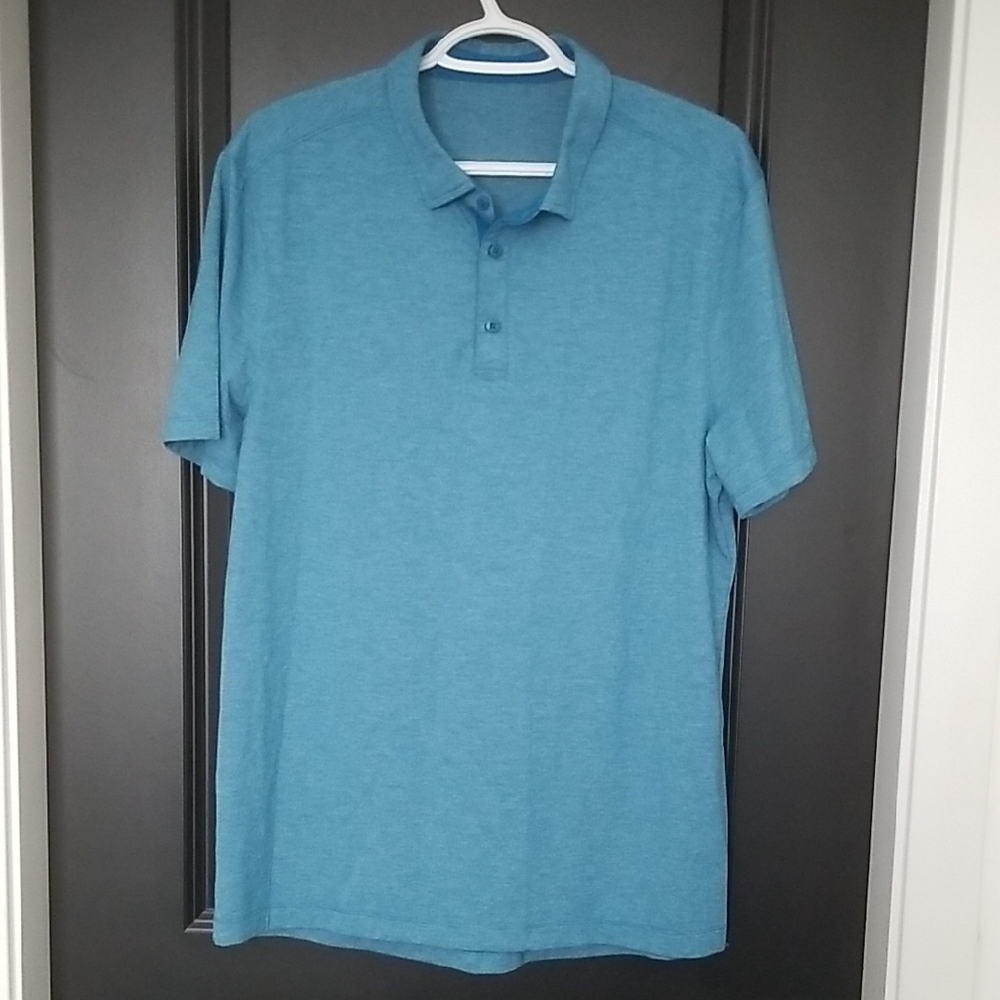 Men's Blue Lululemon Polo Shirt